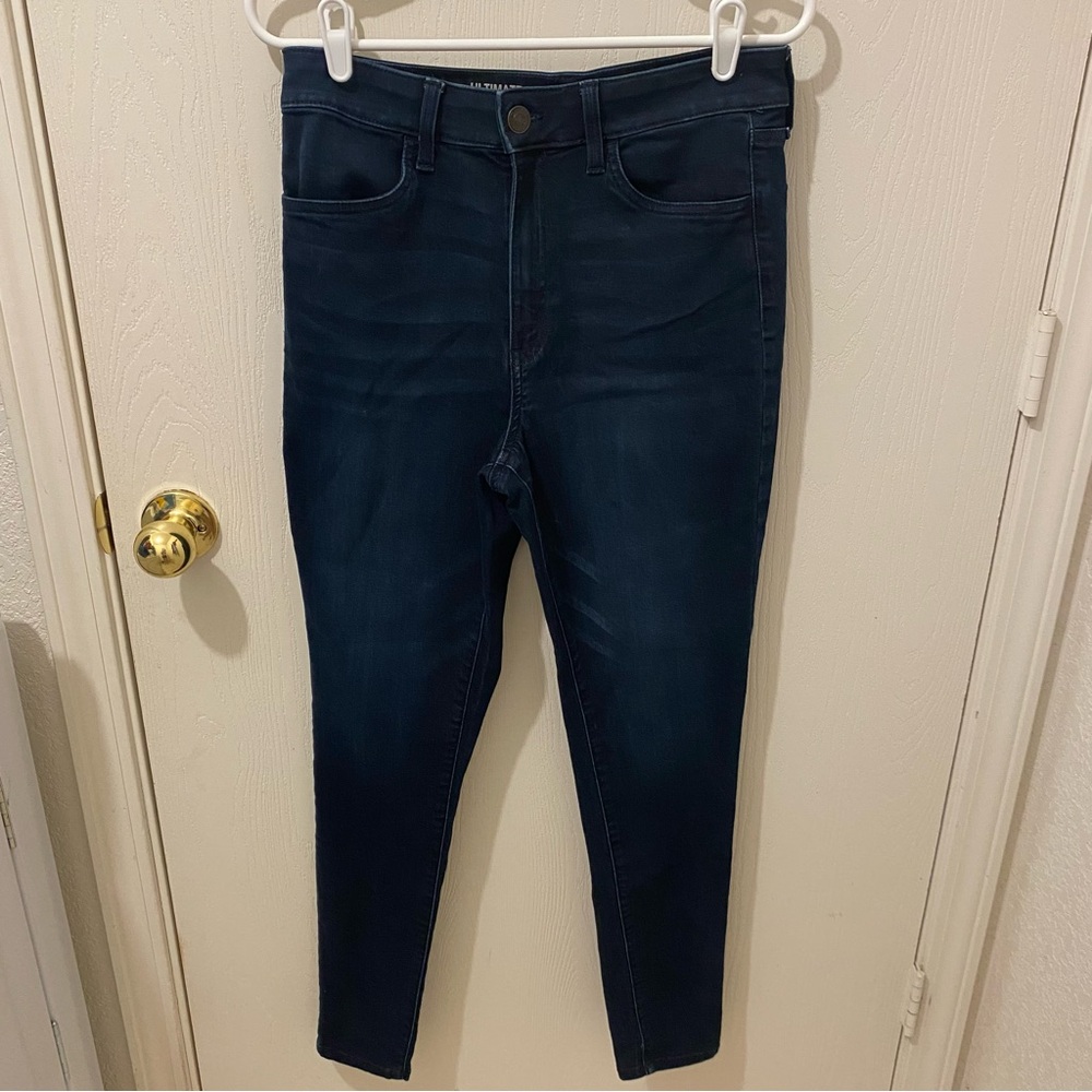 SO Ultimate Super High Rise Jegging in Dark Blue